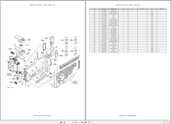 Kubota Tractor Loader SVL97 2C Australia Parts Catalog (2)