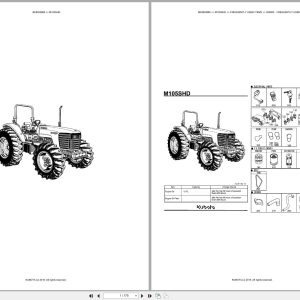 Kubota Tractor M105SHD Australia Parts Catalog (1)