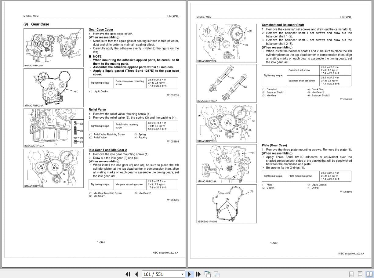 Kubota Tractor M108S Workshop Manual 9Y111 05265 (2)