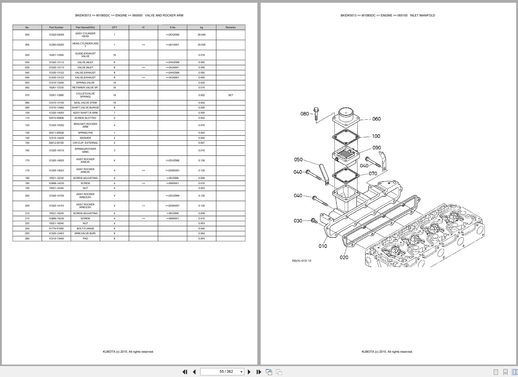 Kubota Tractor M108SDC Australia Parts Catalog (2)