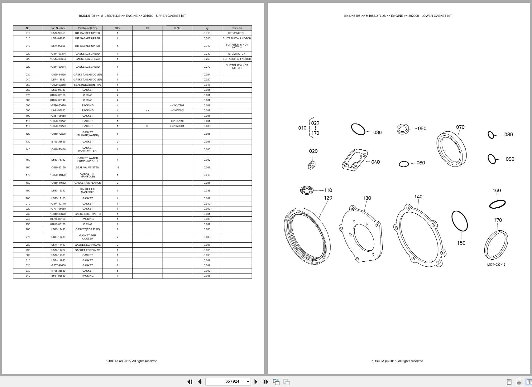 Kubota Tractor M108SDTLDS Australia Parts Catalog (2)