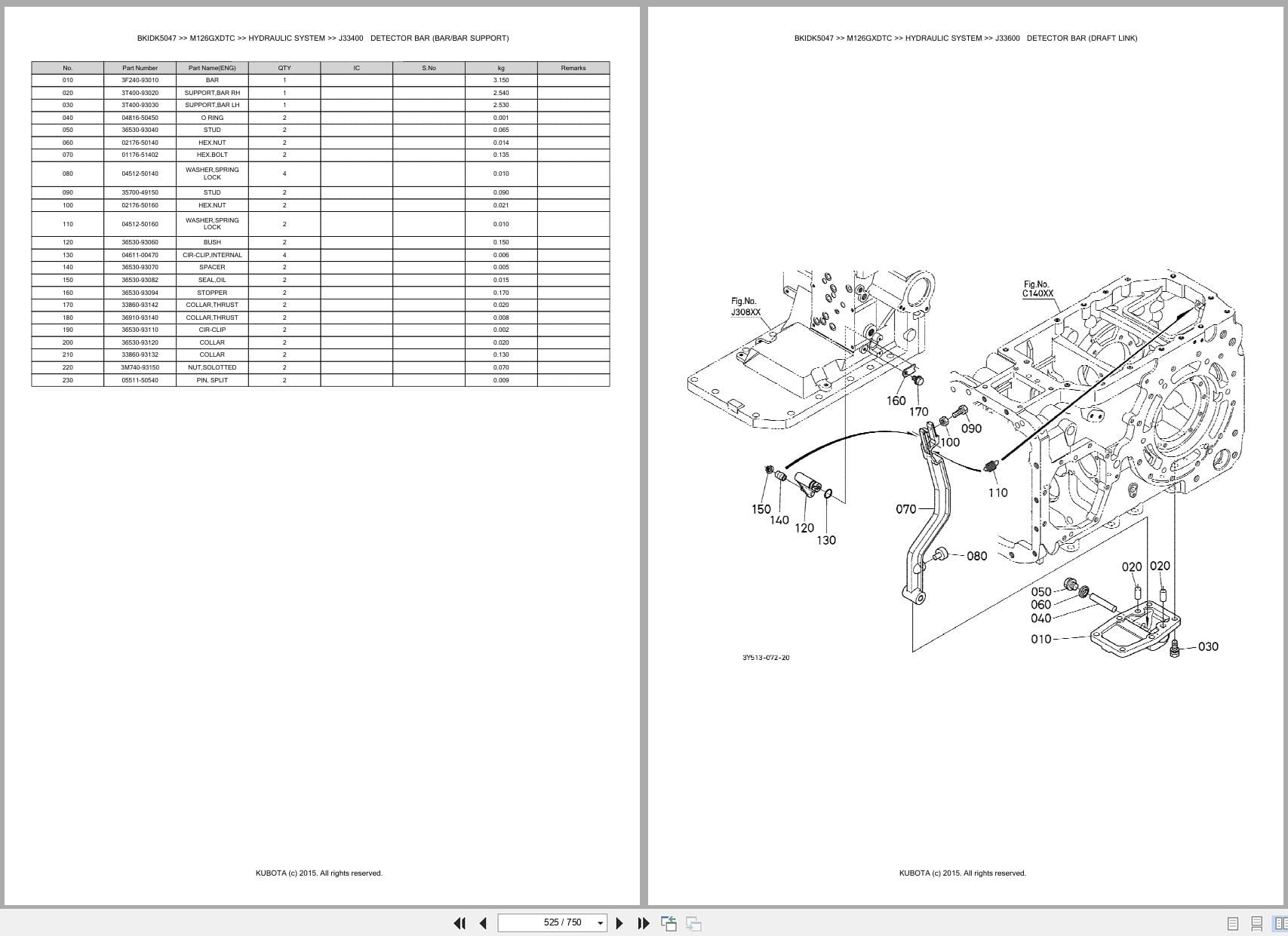 Kubota Tractor M126GXDTC Australia Parts Catalog (2)