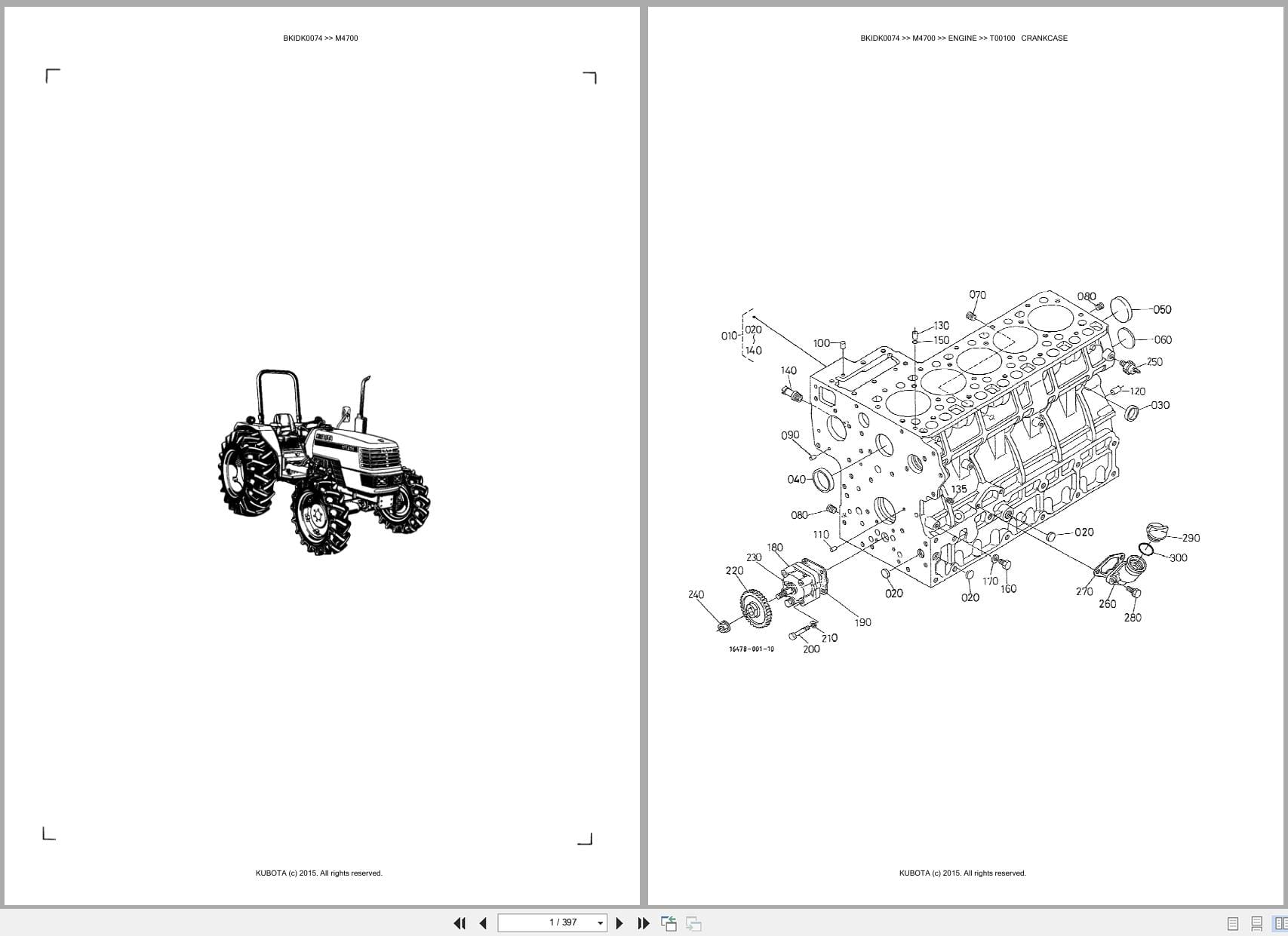 Kubota Tractor M4700 Australia Parts Catalog (1)