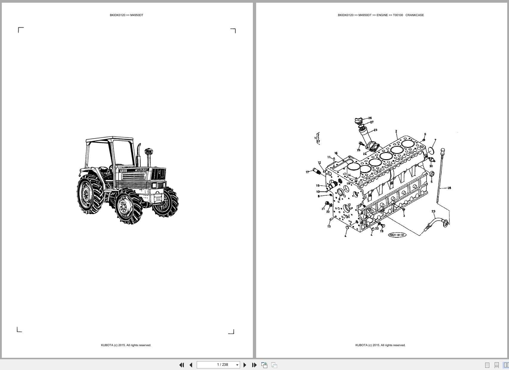 Kubota Tractor M4950DT Australia Parts Catalog (1)