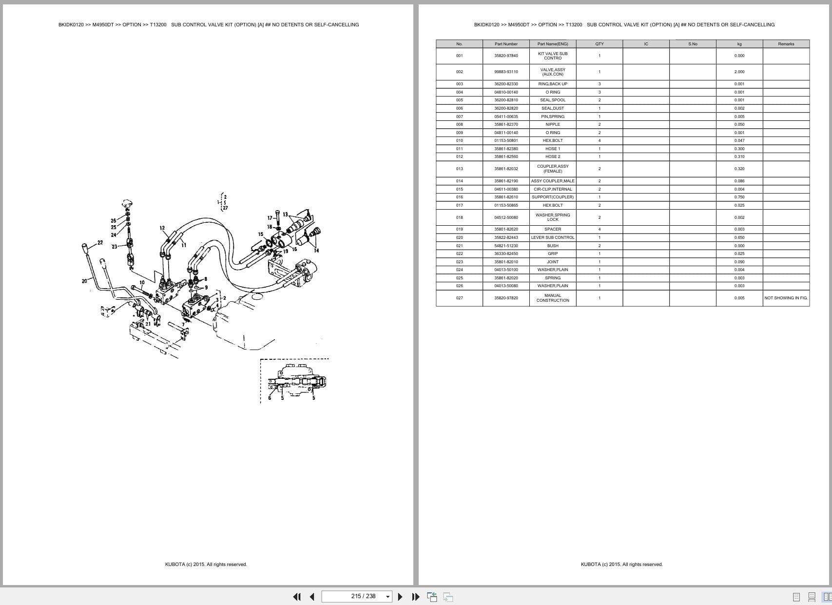 Kubota Tractor M4950DT Australia Parts Catalog (2)