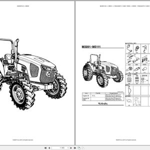 Kubota Tractor M5091 Parts Catalog (1)