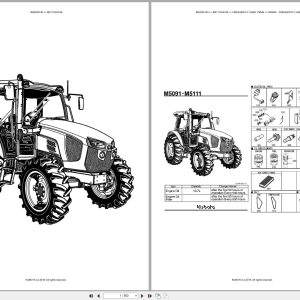 Kubota Tractor M5111DHC36 Parts Catalog (1)