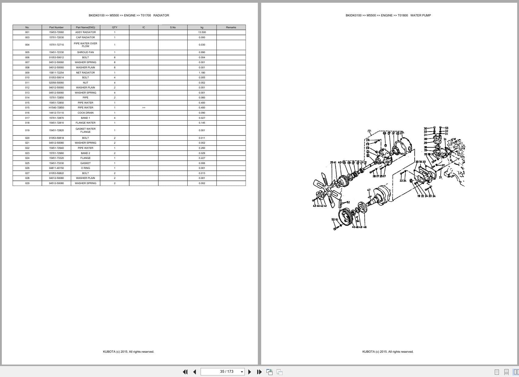 Kubota Tractor M5500 Parts Catalog (2)