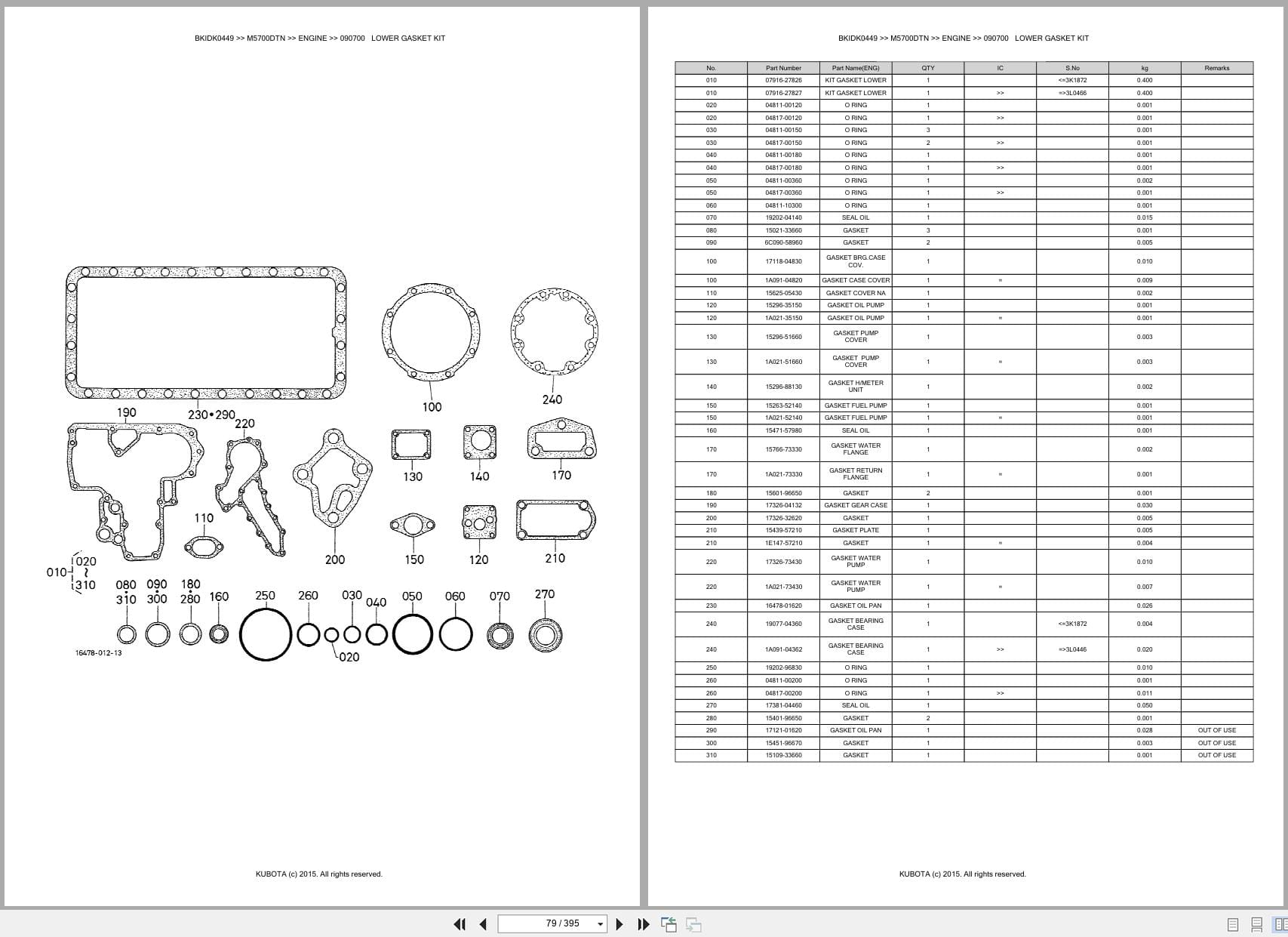 Kubota Tractor M5700DTN Parts Catalog (2)