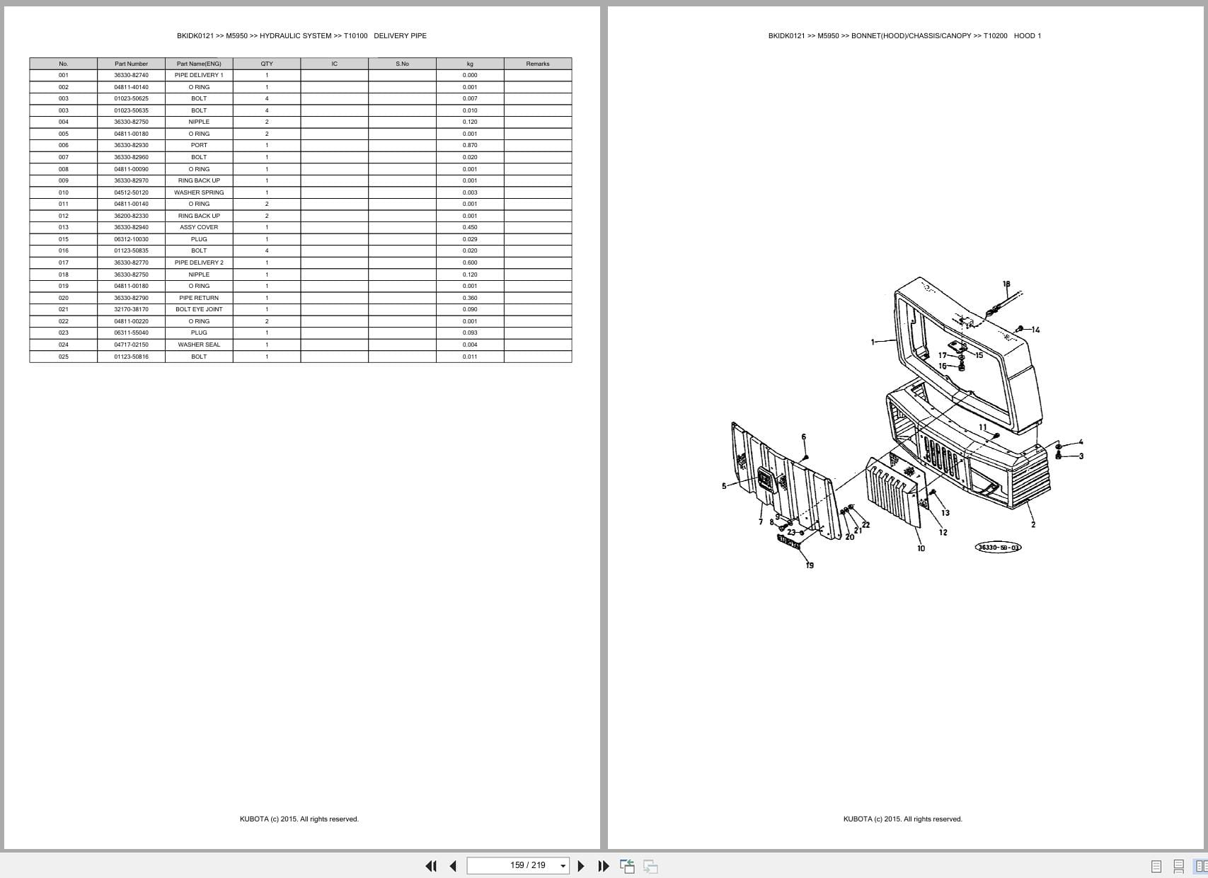 Kubota Tractor M5950 Parts Catalog (2)