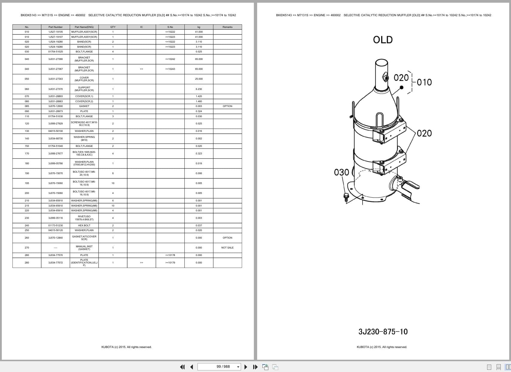 Kubota Tractor M7131S Parts Catalog (2)