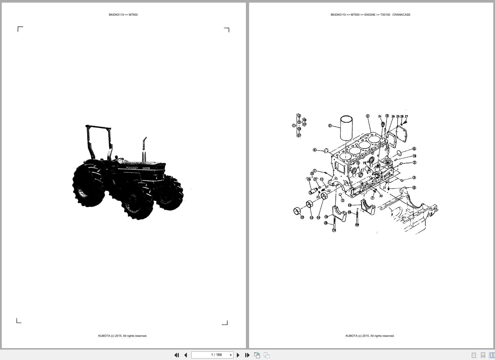 Kubota Tractor M7500 Parts Catalog (1)