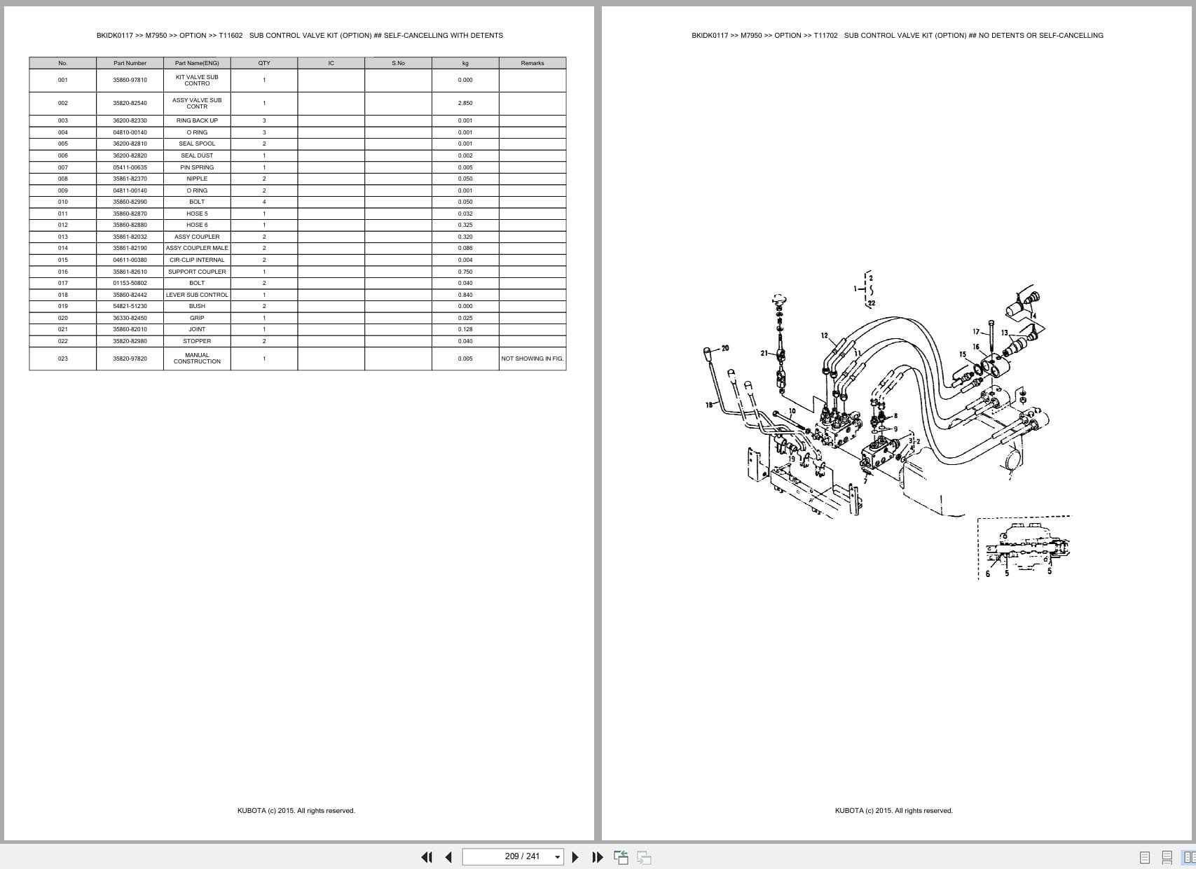 Kubota Tractor M7950 Parts Catalog (2)