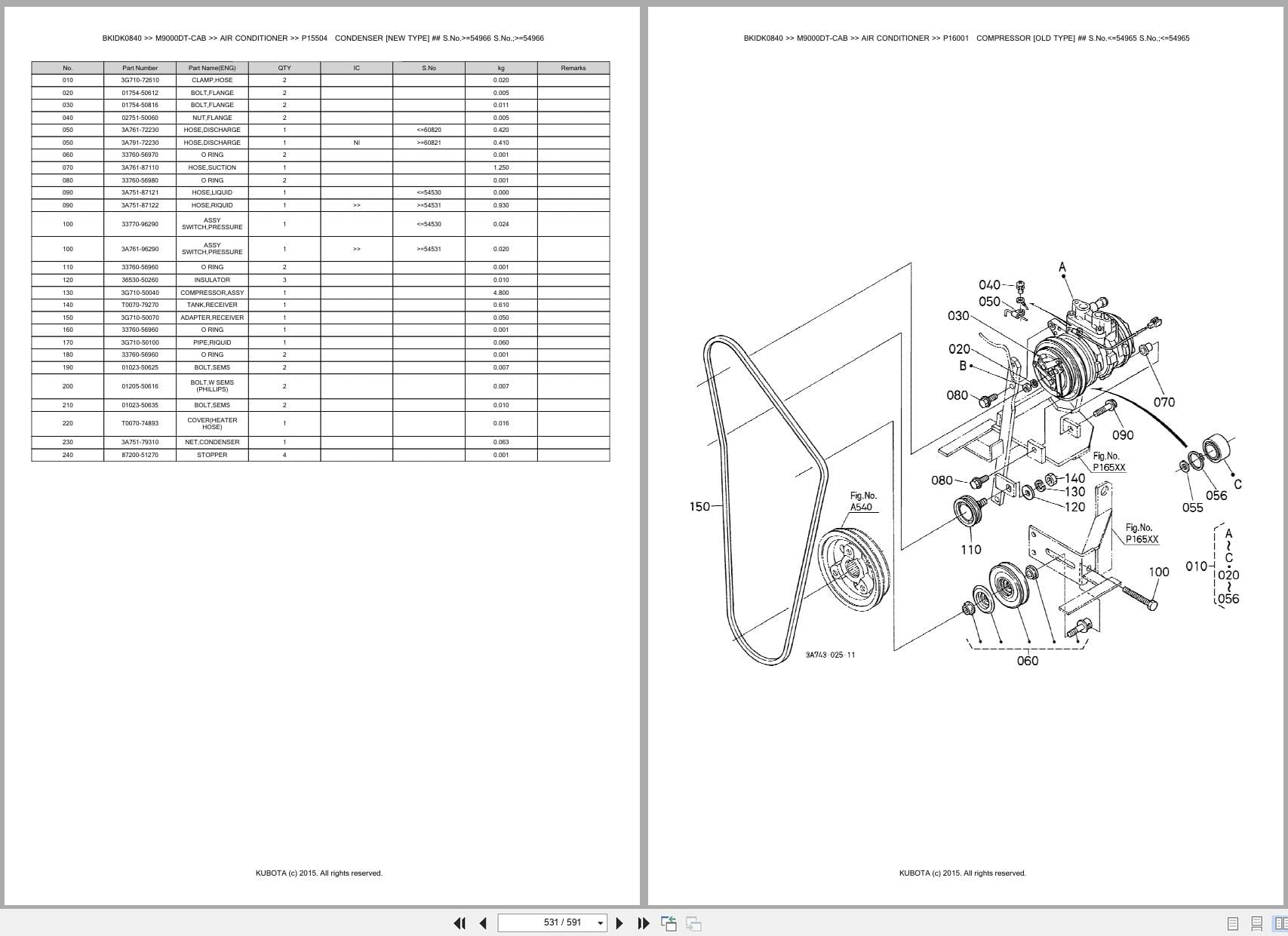 Kubota Tractor M9000DT CAB Parts Catalog (2)