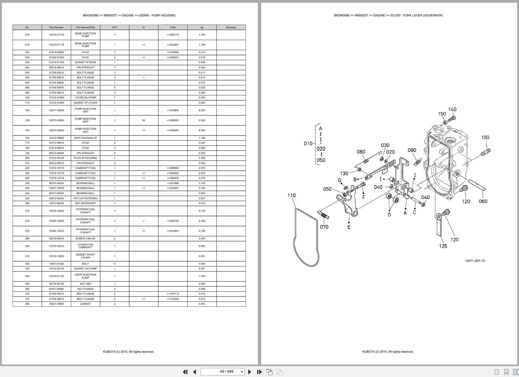 Kubota Tractor M9000DT Parts Catalog (2)