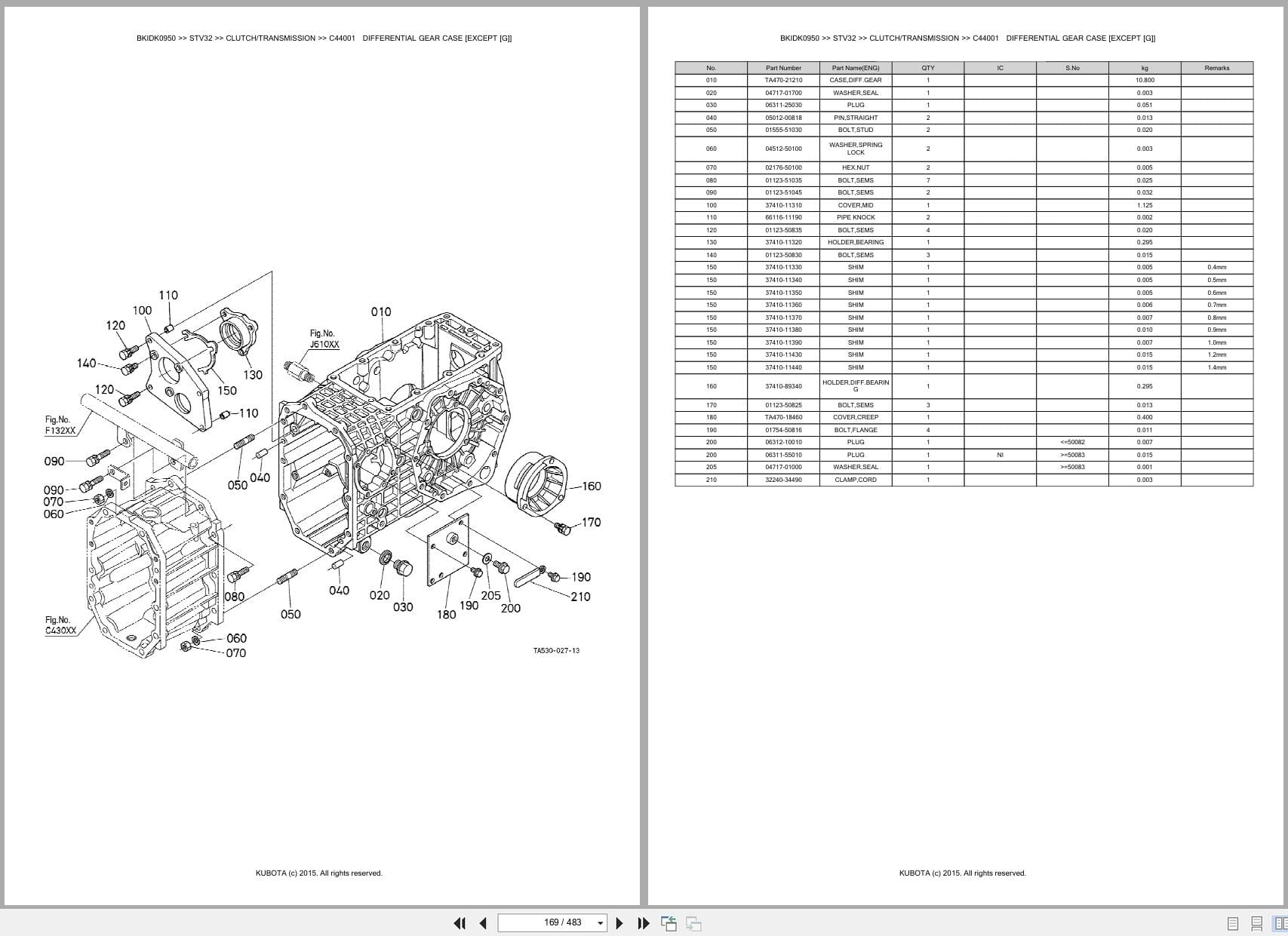 Kubota Tractor STV32 Parts Catalog (2)