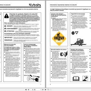 Kubota Tree Post Puller AP STP15 Operator Manual 328 222MK FRC FR (2)