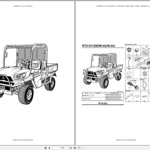Kubota Utility Vehicle RTV X1120DR AU Parts Catalog (1)