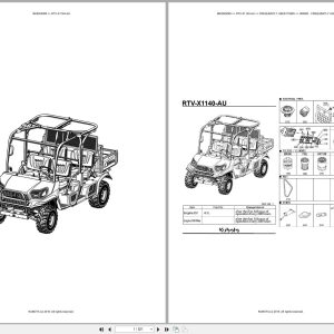Kubota Utility Vehicle RTV X1140 AU Parts Catalog (1)