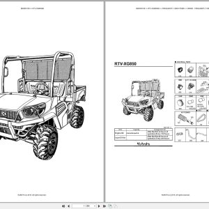 Kubota Utility Vehicle RTV XG850SB Parts Catalog (1)