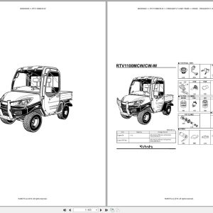 Kubota Utility Vehicle RTV1100MCW W Parts Catalog (1)