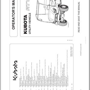 Kubota Utility Vehicle RTV520 Operators Manual K7321 7122 2 (1)