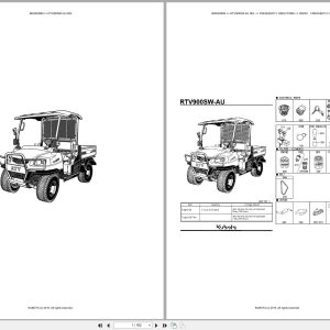Kubota Utility Vehicle RTV900SW AU SDL Parts Catalog (1)