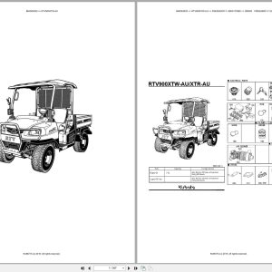Kubota Utility Vehicle RTV900XTW AU Parts Catalog (1)