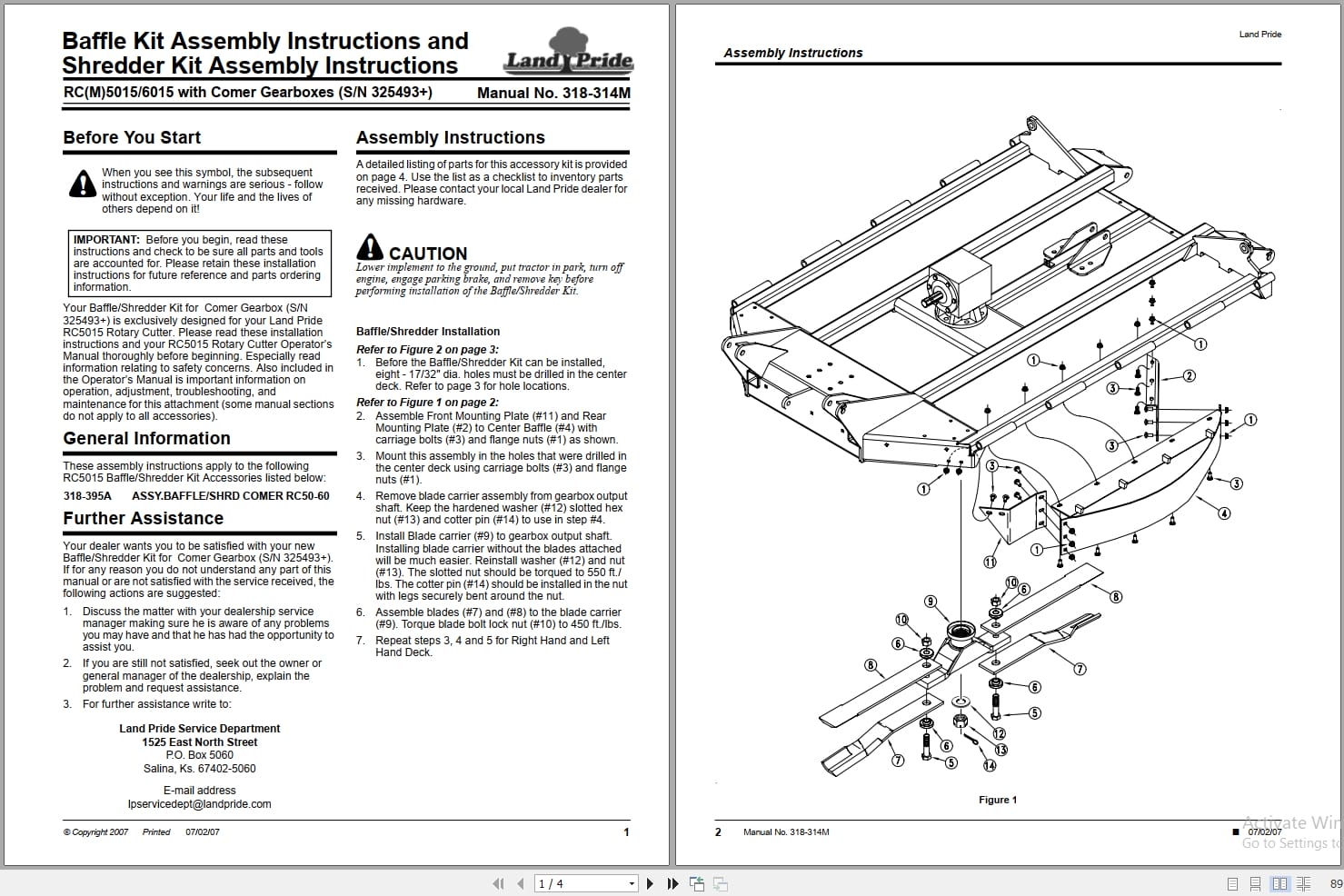 Land Pride Agricultural Installation Instructor Collection 219 MB PDF (2)