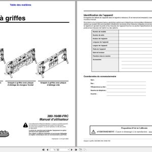Land Pride Claw Grapple SGC0660 Operator Manual 380 164M FRC FR (1)