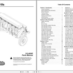 Land Pride Compact Drills 706NT 1006NT Parts Manual 313 855P (1)