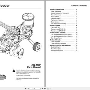 Land Pride Food Plot Seeder FPS48 Parts Manual 322 118P (1)
