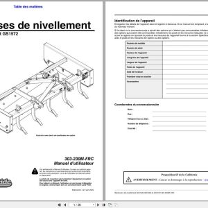 Land Pride Grading Scrapers GS1548 GS1560 GS1572 Operator Manual 303 230M FRC FR (1)