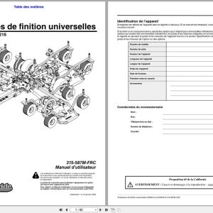 Land Pride Grooming Mowers AFM4214 AFM4216 Operator Manual 315 587M FRC FR (1)