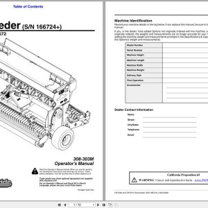 Land Pride Overseeder OS1548 OS1572 Operation Manual 308 303M (1)
