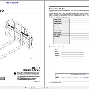 Land Pride Pallet Forks PFL1242 Operation Manual 319 211M (1)