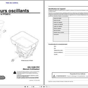 Land Pride Pendulum Spreader PFS4000 PFS5060 PFS8010 Operator Manual 309 124M FRC FR (1)
