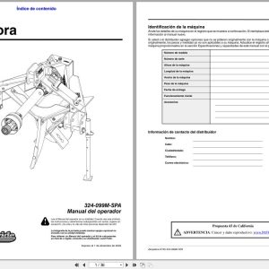 Land Pride Powered Ditcher DT35 Operator Manual 324 099M SPA ES (1)