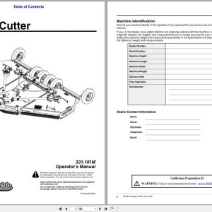 Land Pride Rotary Cutters RC2515 Operation Manual 331 101M (1)