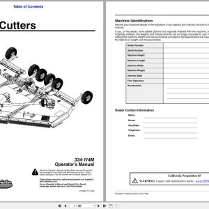 Land Pride Rotary Cutters RC3715 RCM3715 Operation Manual 334 114M (1)
