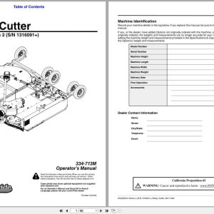 Land Pride Rotary Cutters RC5014 RCM5014 Series 2 Operation Manual 334 713M (1)