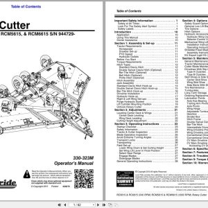 Land Pride Rotary Cutters RC5615 RC6615 RCM5615 RCM6615 Operator Manual 330 323M (1)