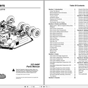 Land Pride Rotary Cutters RCBM5710 RCB5710 RCBML5710 RCBL5710 Parts Manual 337 049P (1)