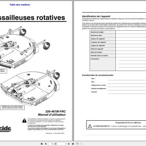 Land Pride Rotary Cutters RCF2084 Operator Manual 326 461M FRC FR (1)