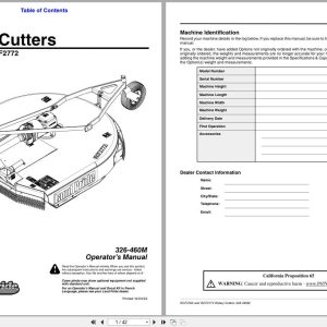 Land Pride Rotary Cutters RCF2760 RCF2772 Operation Manual 326 460M (1)