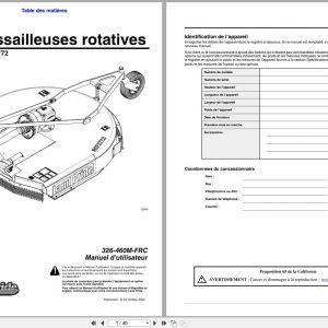 Land Pride Rotary Cutters RCF2760 RCF2772 Operator Manual 326 460M FRC FR (1)