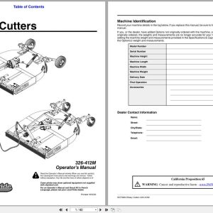 Land Pride Rotary Cutters RCF3684 Operator Manual 326 412M (1)