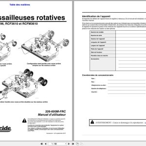 Land Pride Rotary Cutters RCF3696 RCFM3696 RCF3610 RCFM3610 Operator Manual 326 600M FRC FR (1)