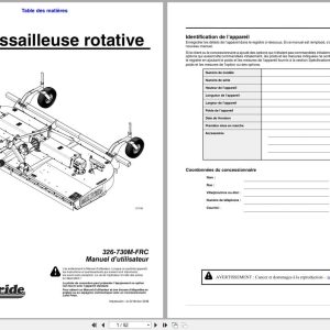 Land Pride Rotary Cutters RCFM4014 Operator Manual 326 730M FRC FR (1)