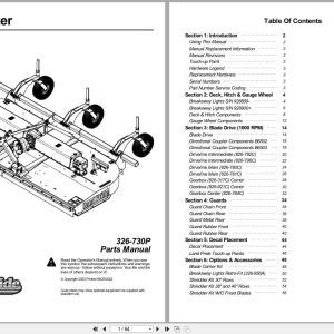 Land Pride Rotary Cutters RCFM4014 Parts Manual 326 730P (1)